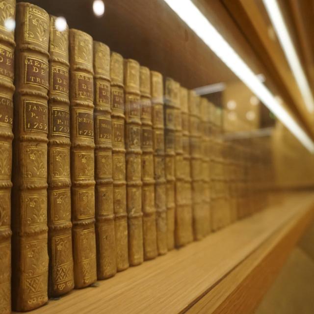 Salle du dictionnaire au Musée de Trévoux