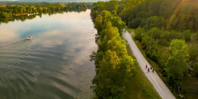 Balade en bateau sur la Saône et à vélo sur La Voie Bleue