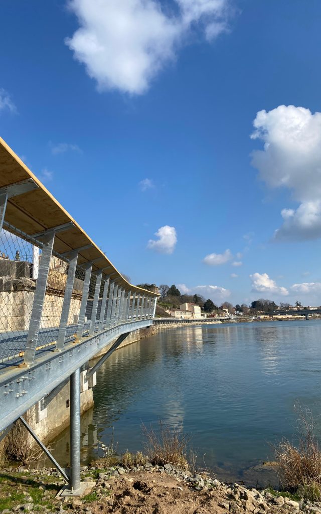 La estacade à Trévoux