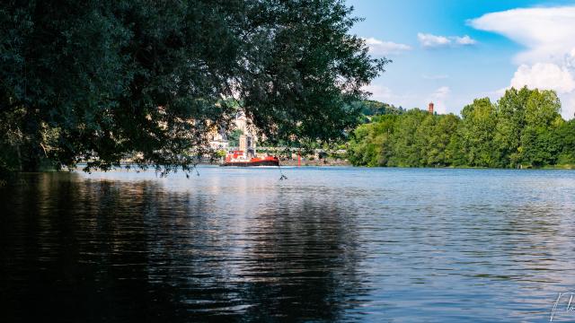 La Saône à Trévoux