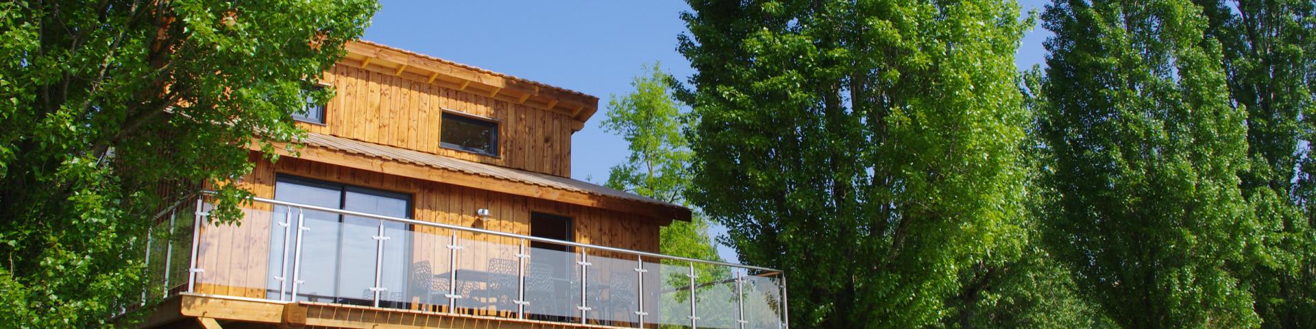 Cabane perchée au Camping Kanopée Village à Trévoux