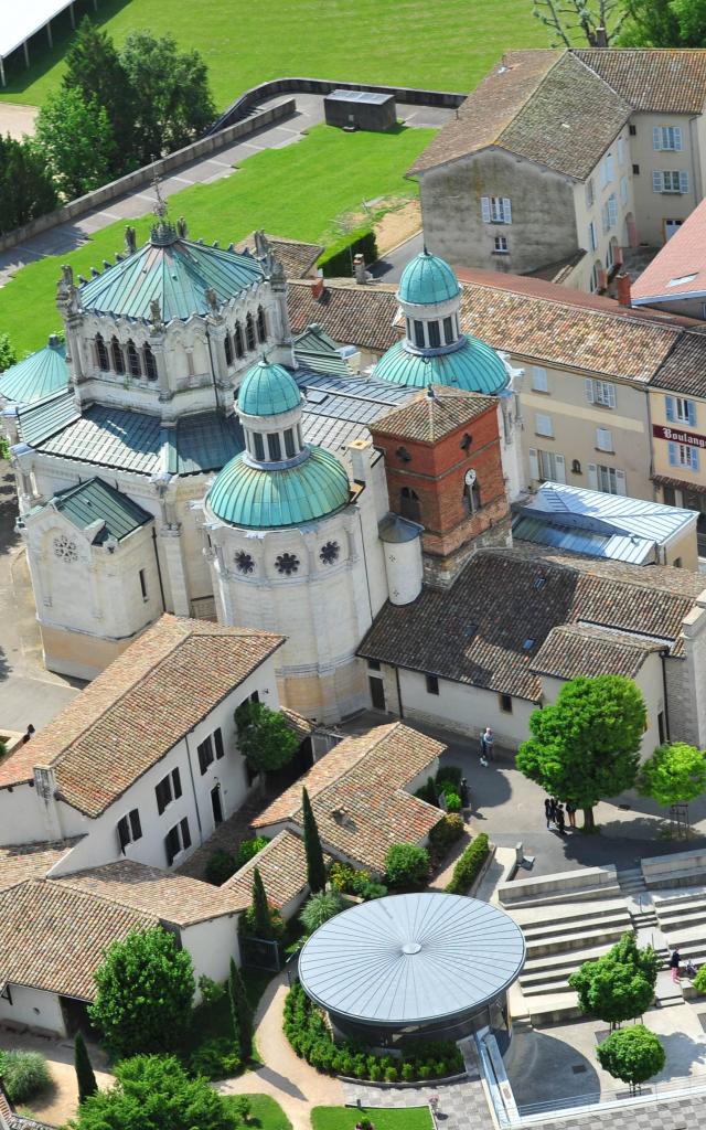 Vue aérienne d'Ars-sur-Formans