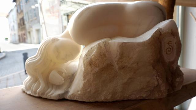 L'Eveil de Danaé, sculpture réalisée par Emilie Sartelet