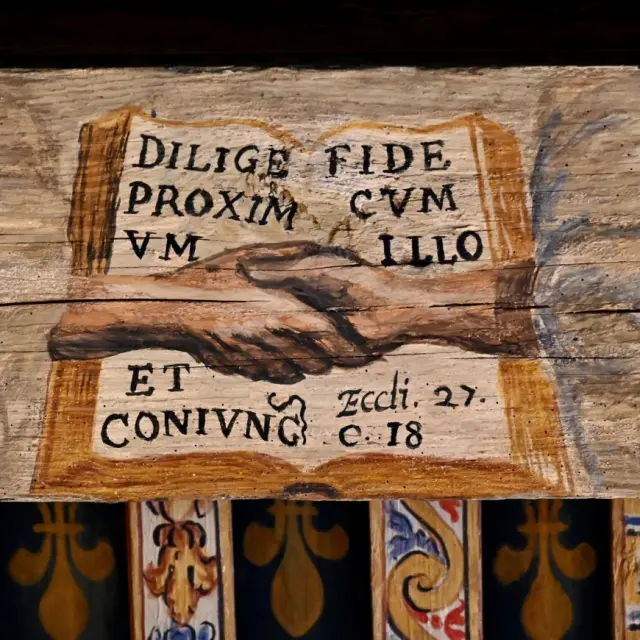 Plafond de la salle d'audience du Parlement de Dombes